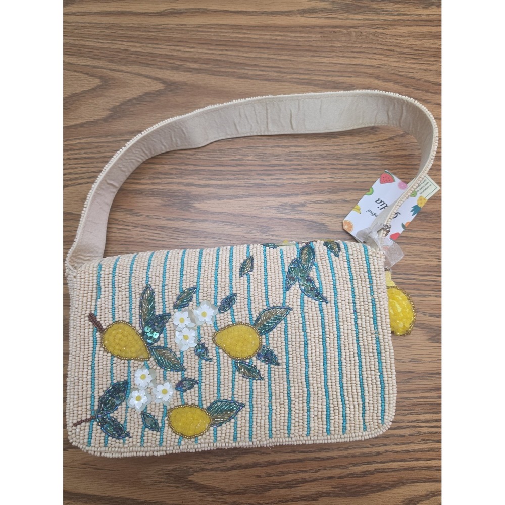 VIRAL Lemon Beaded Shoulder Bag TicTok Lemon India